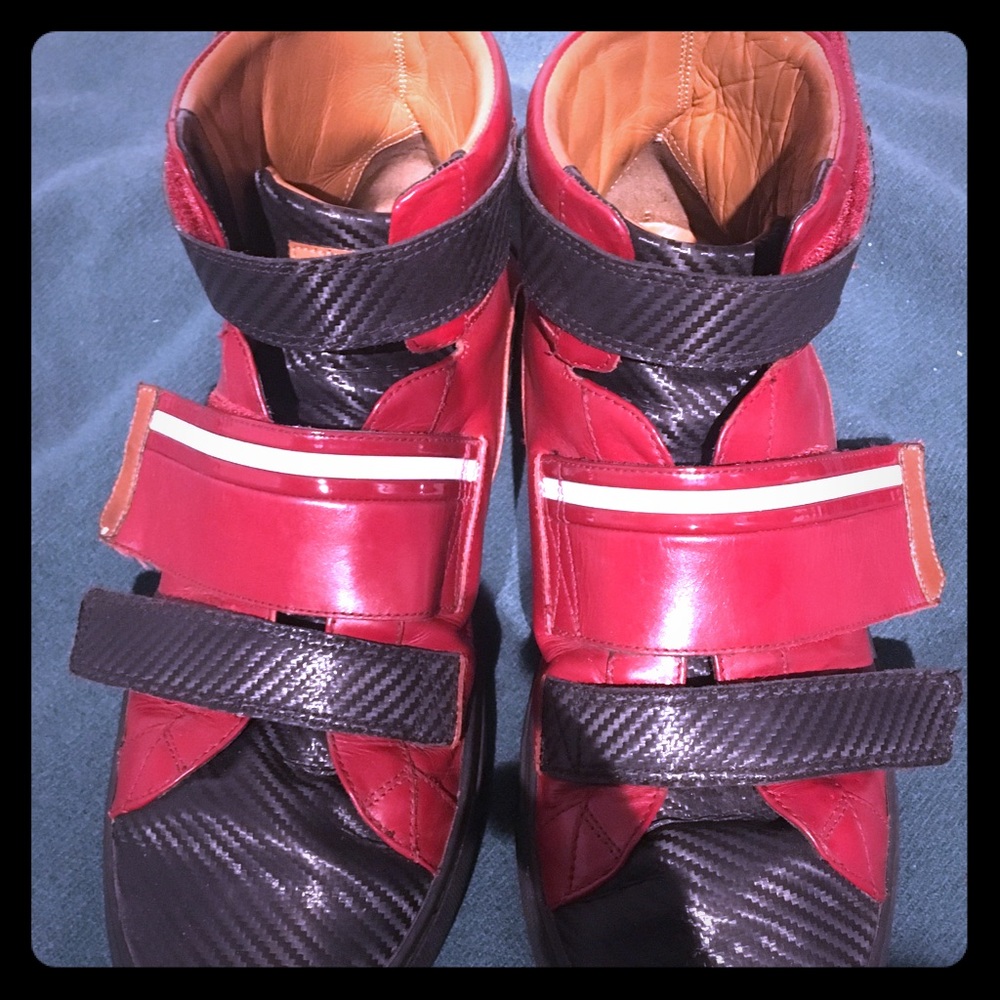Red Bally shoes